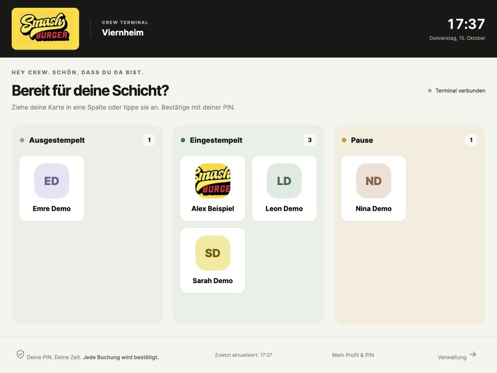 Vergrößerte App-Ansicht